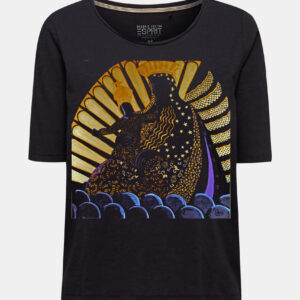 tee-shirt donna Madonna nera